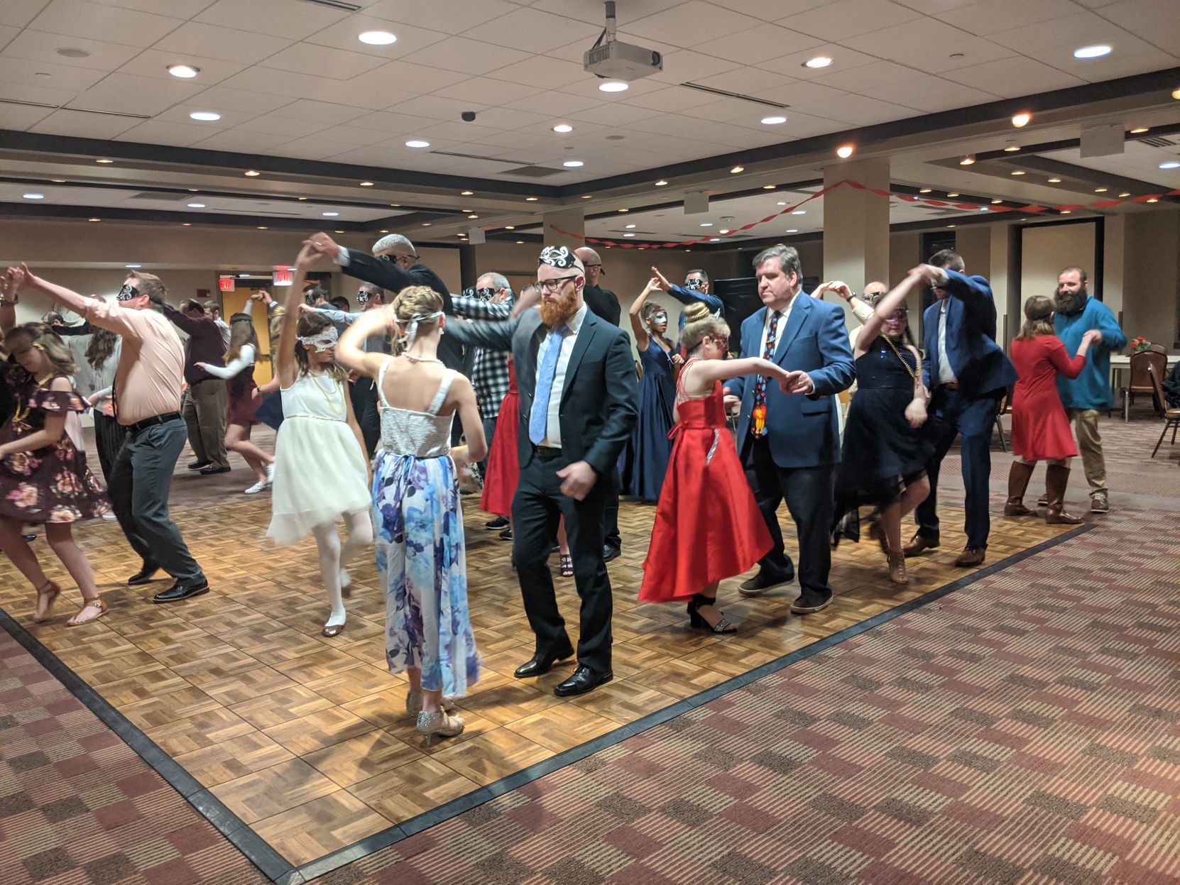 The masked dancers